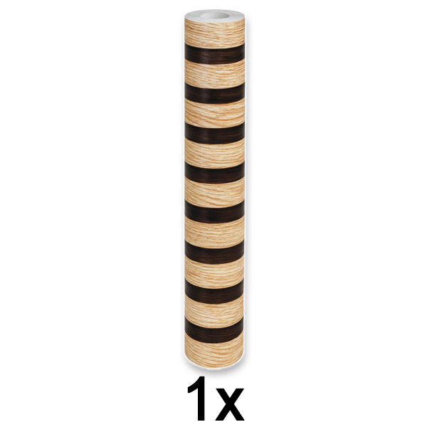 1x Autocolant elegant pentru perete cu aspect de lemn | LINEWALL