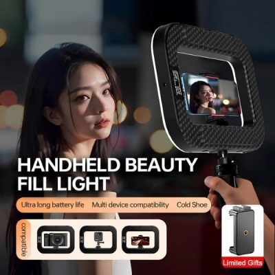Lumină inelară LED 29 cm - 2500K-8500K, baterie, suport pentru telefon | LUMIRING