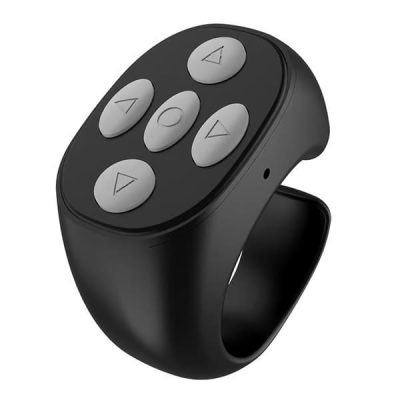 Telecomandă Bluetooth pentru deget - Selfie, Derulare și Control Media | TAPCONTROL