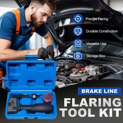 Kit pentru evazarea conductelor de frână - 6 în 1, 0,48 cm, metal dur | BRAKEIT