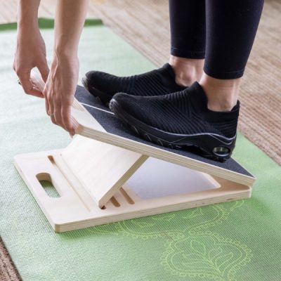 Durere la gambe și glezne înțepenite - placă înclinată din lemn cu 5 niveluri | FLEXBOARD