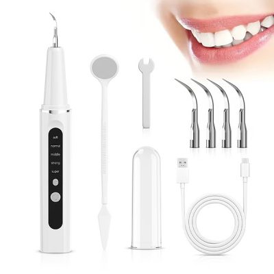 Aparat electric de polizat dinții - 5 moduri, lumină LED, USB-C | DENTELA
