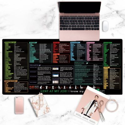 Suport de birou tipărit cu scurtături | SMARTIPAD