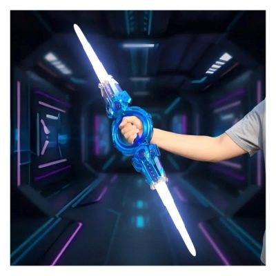 Sabie LED rotativă 360° - Reîncărcabilă prin USB-C, vârsta 3+ | SPINSWORD